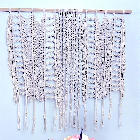 Soul Embellishments Bohemian Style HomeDecor Handwoven Macramé Tapestry Wall Art - Picture 5 of 16